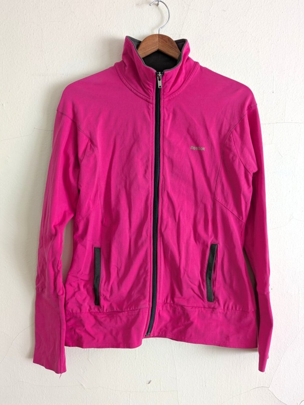 Reebok Women's Fuchsia Track Jacket L